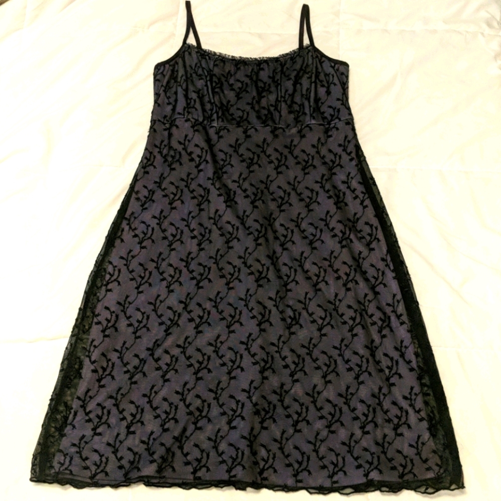 Little black strappy dress